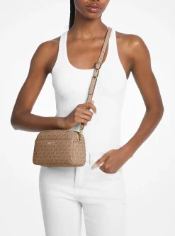 Petit sac à bandoulière pour appareil photo Jet Set à logo Signature