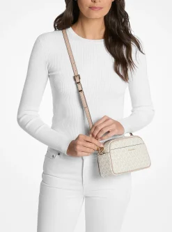 Petit sac à bandoulière pour appareil photo Jet Set à logo Signature
