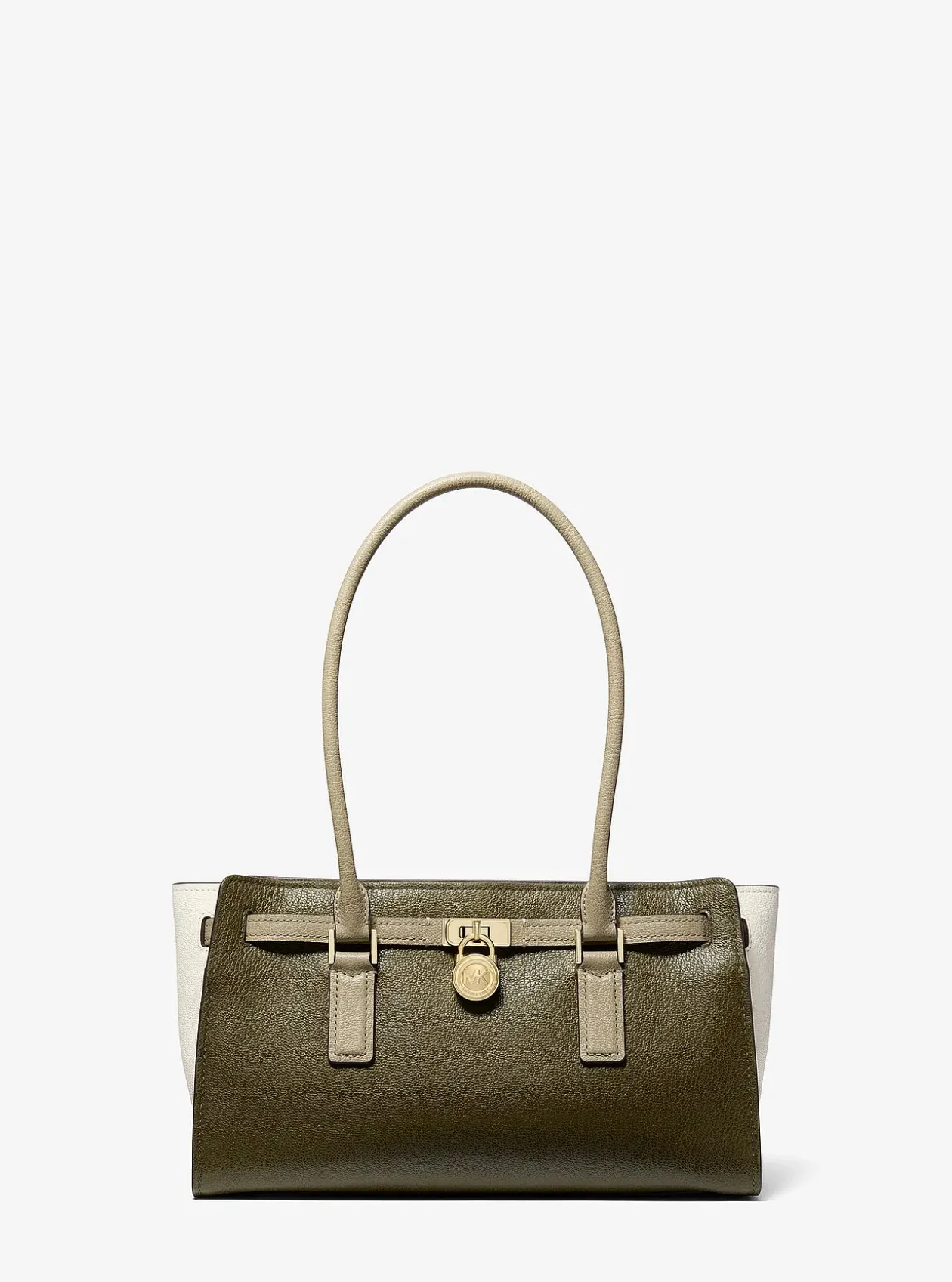 Petit sac Hamilton Moderne en cuir à couleurs contrastées