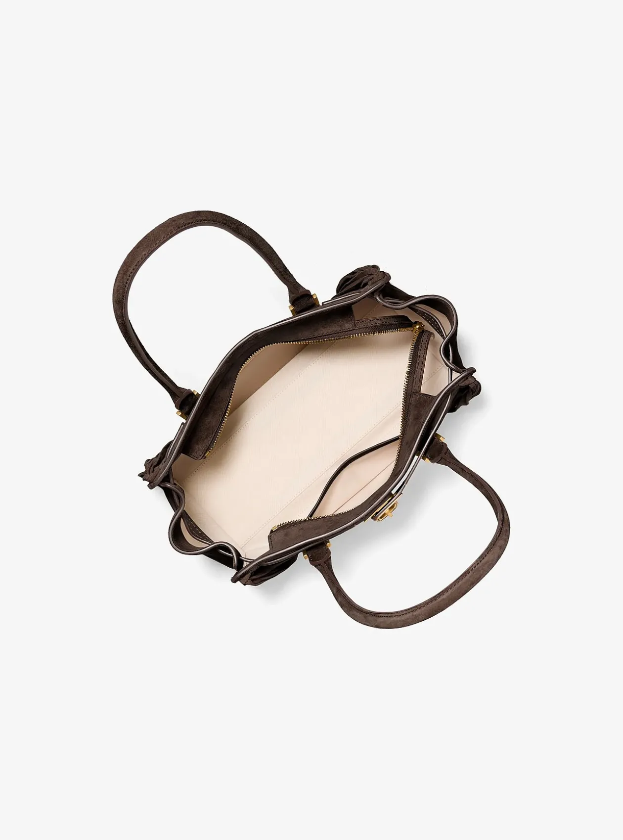 Petit sac Hamilton Moderne en daim à franges