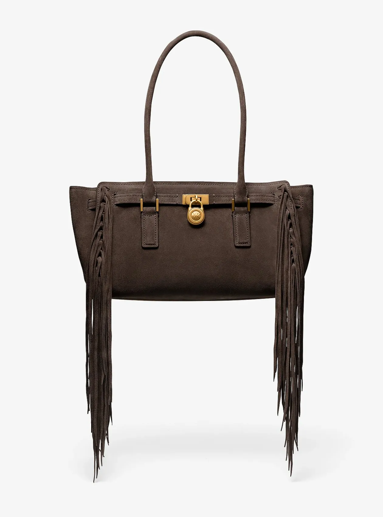 Petit sac Hamilton Moderne en daim à franges