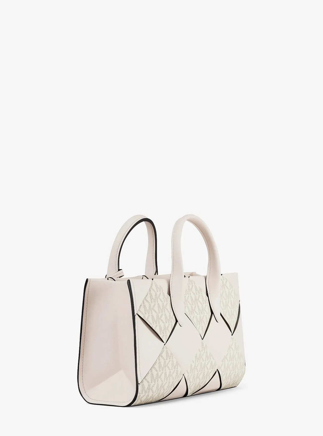 Petit sac Mirella tissé à logo Signature