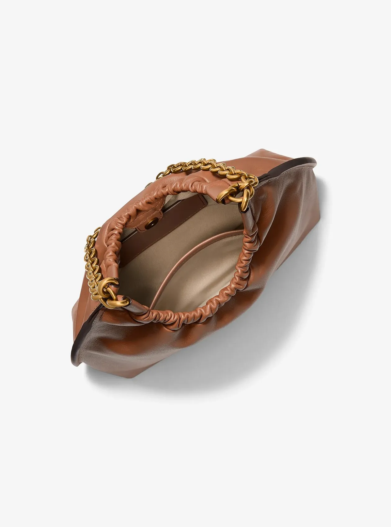 Pochette Indie de taille moyenne en cuir