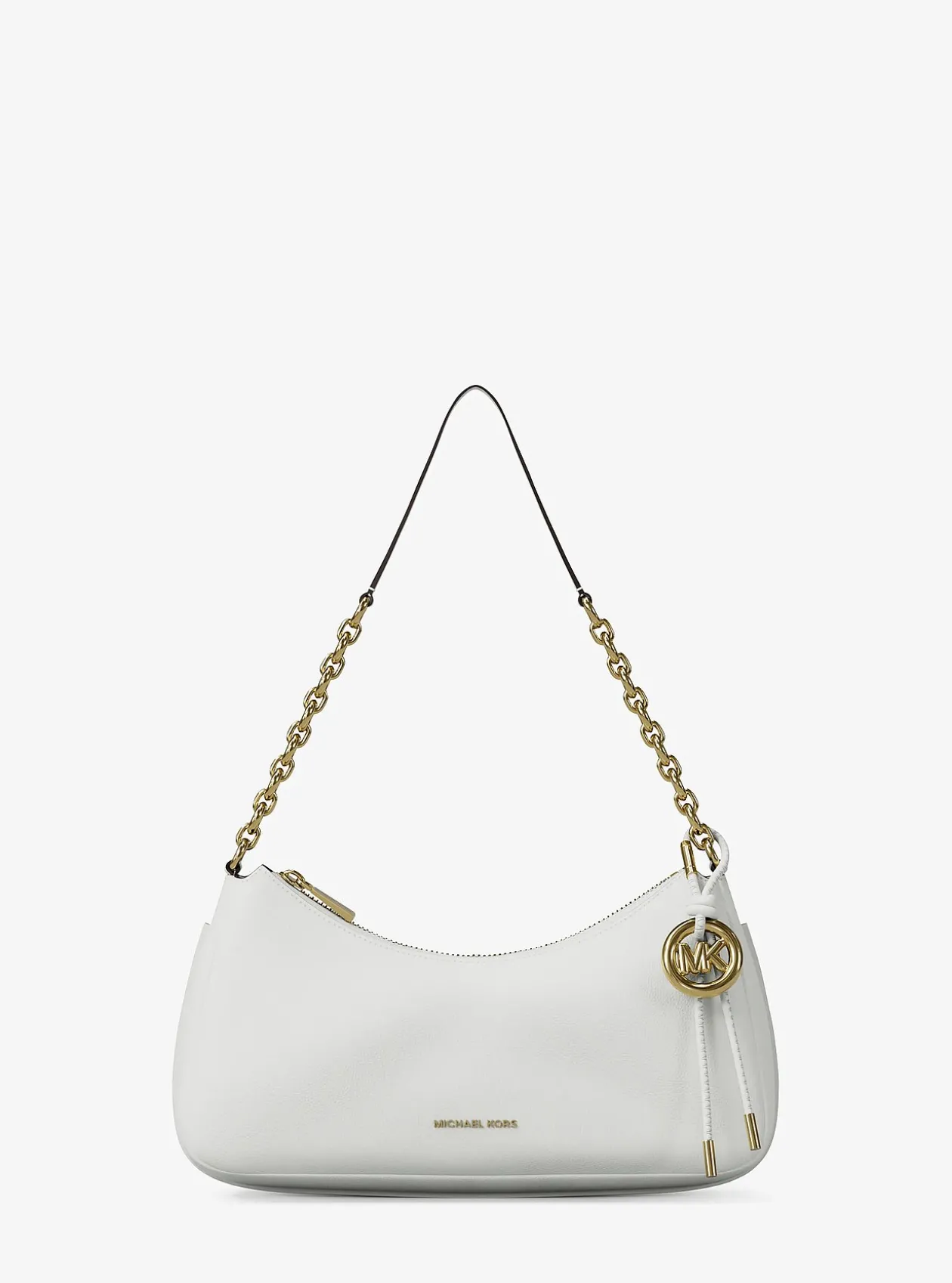 Pochette Nolita de taille moyenne en cuir grainé à chaîne