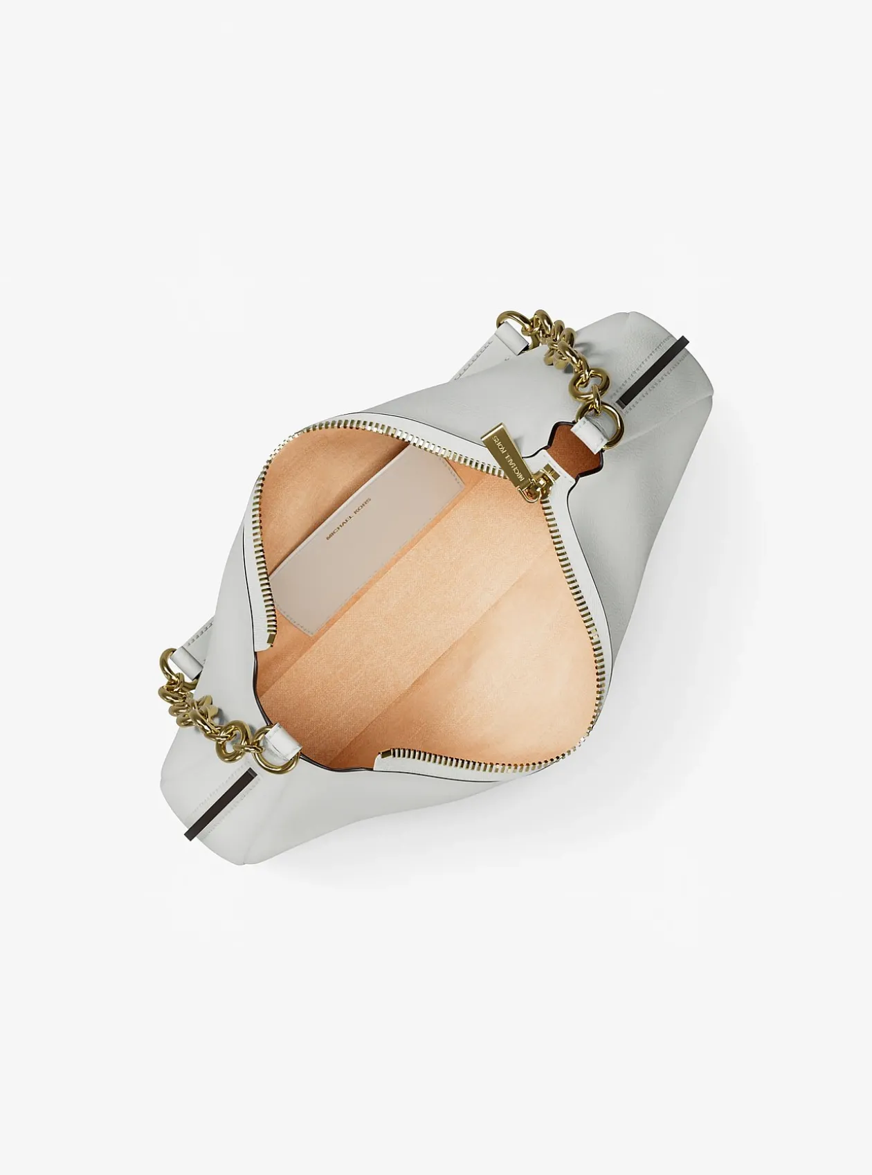 Pochette Nolita de taille moyenne en cuir grainé à chaîne