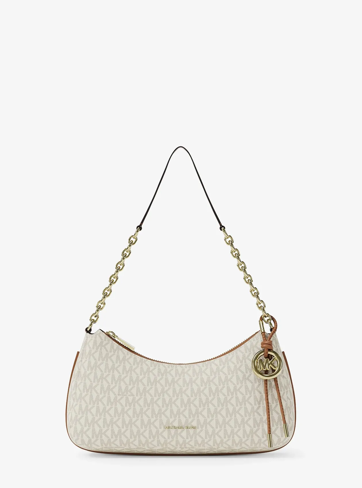 Pochette Nolita de taille moyenne à chaîne et logo Signature
