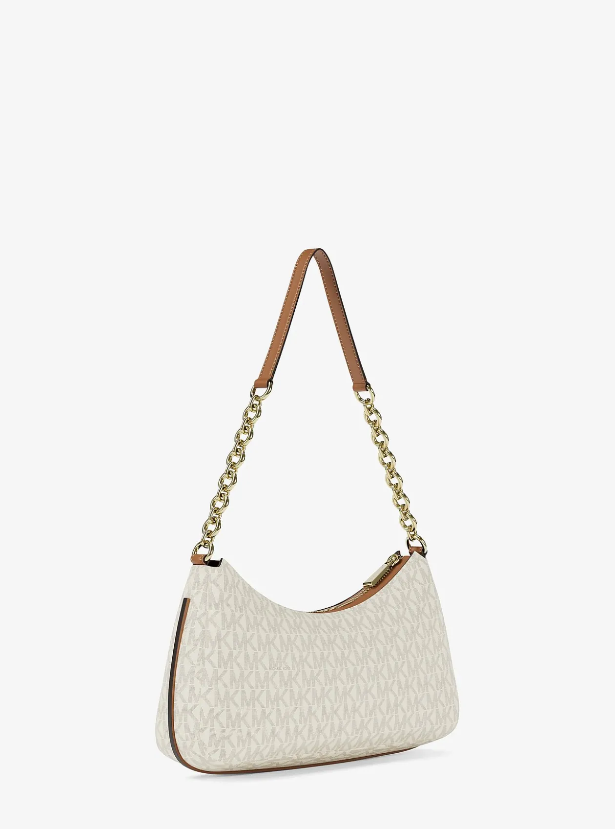 Pochette Nolita de taille moyenne à chaîne et logo Signature