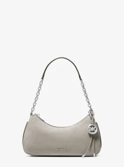 Pochette Nolita de taille moyenne en nubuck à chaîne