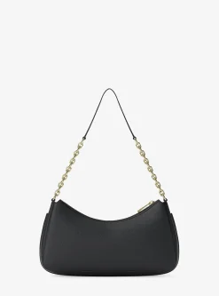 Pochette Nolita de taille moyenne en cuir grainé à chaîne