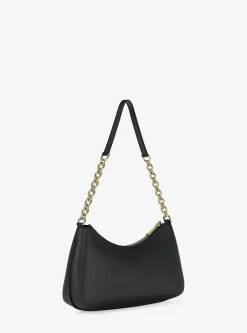Pochette Nolita de taille moyenne en cuir grainé à chaîne
