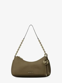 Pochette Nolita de taille moyenne en nubuck à chaîne