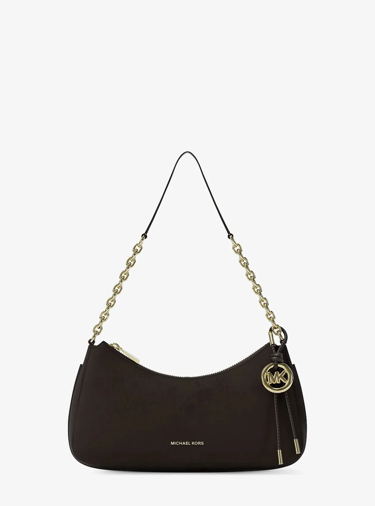 Pochette Nolita de taille moyenne en nubuck à chaîne