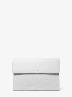 Pochette pour ordinateur portable Jet Set à logo Signature