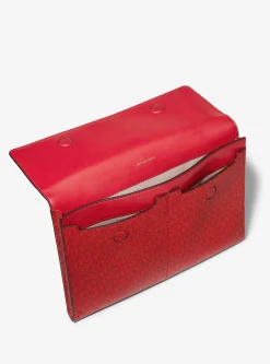 Pochette pour ordinateur portable Jet Set à logo Signature