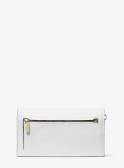 Pochette à sangle Jet Set pour smartphone de taille moyenne en cuir grainé