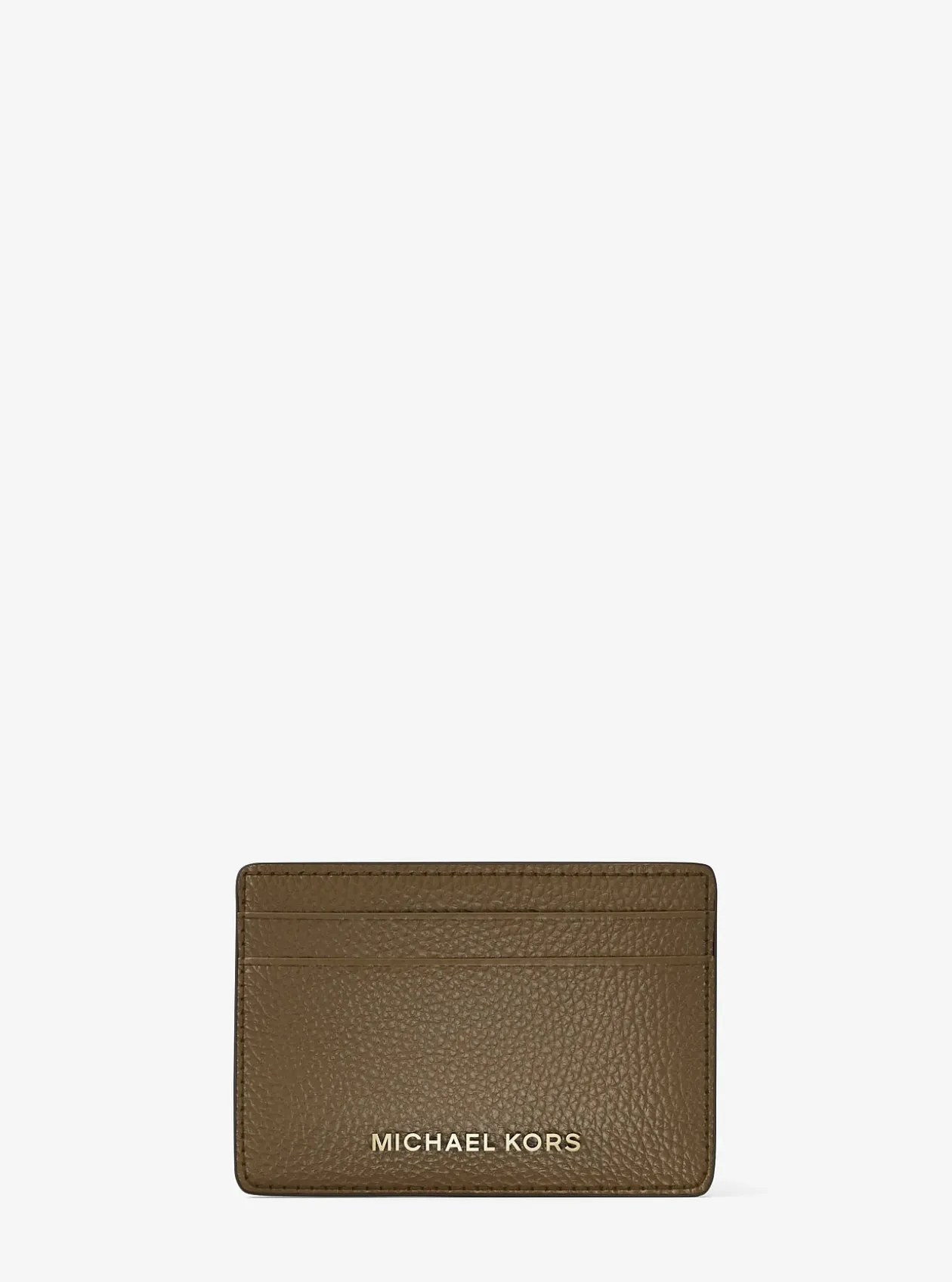 Porte-cartes en cuir grainé