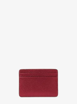 Porte-cartes en cuir grainé