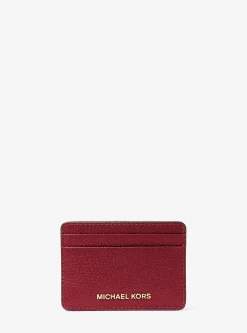 Porte-cartes en cuir grainé