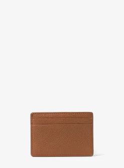 Porte-cartes en cuir grainé