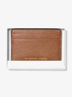 Porte-cartes en cuir grainé
