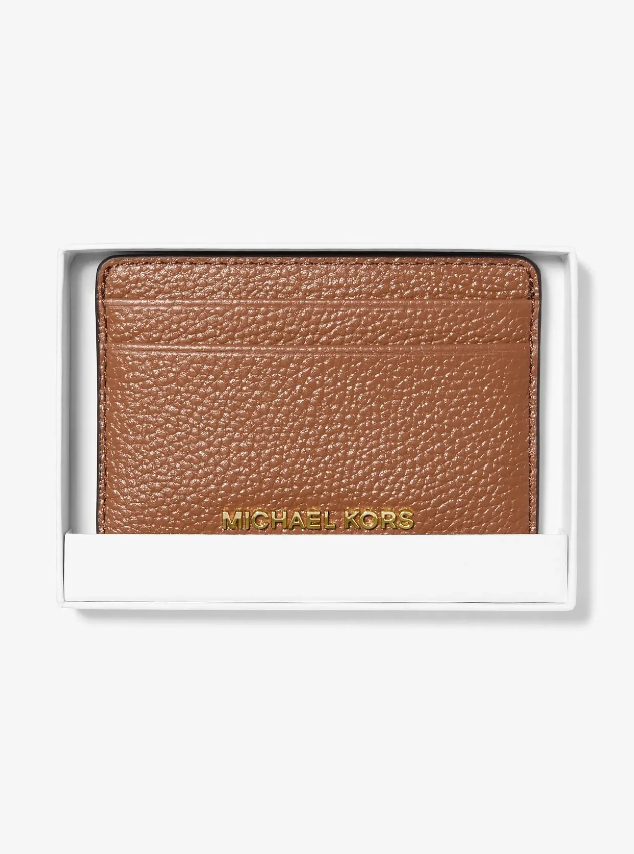 Porte-cartes en cuir grainé