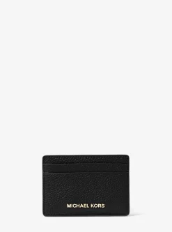 Porte-cartes en cuir grainé