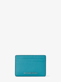 Porte-cartes en cuir grainé