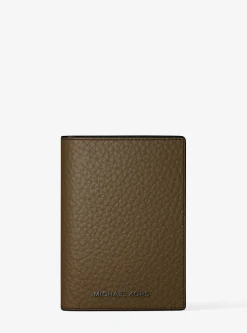 Porte-cartes Folio Hudson en cuir grainé
