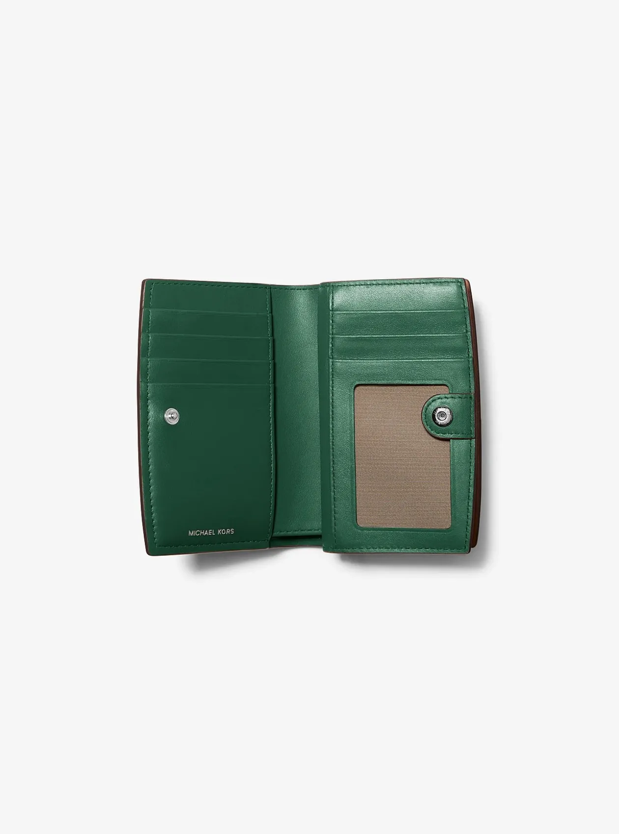 Portefeuille Bryant de taille moyenne en cuir grainé