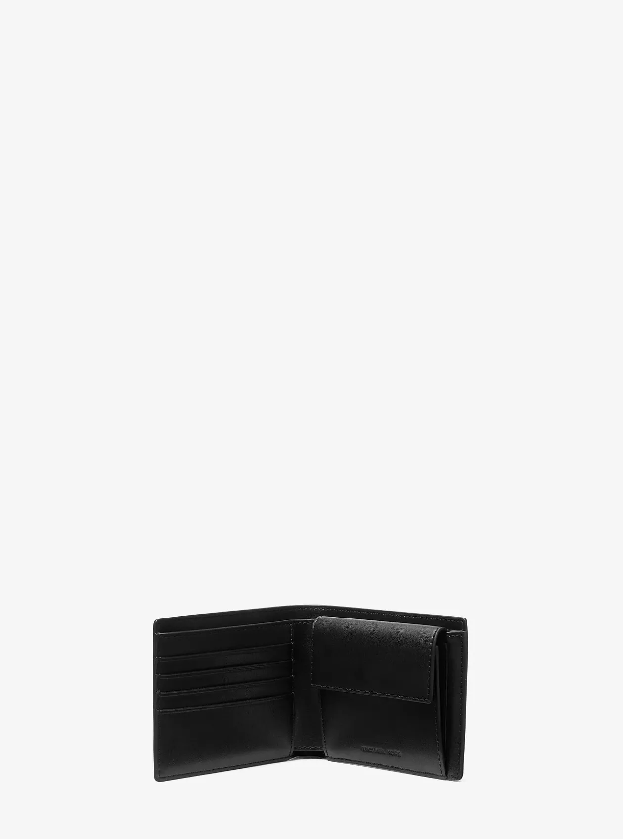 Portefeuille compact Greyson à logo avec compartiment à monnaie