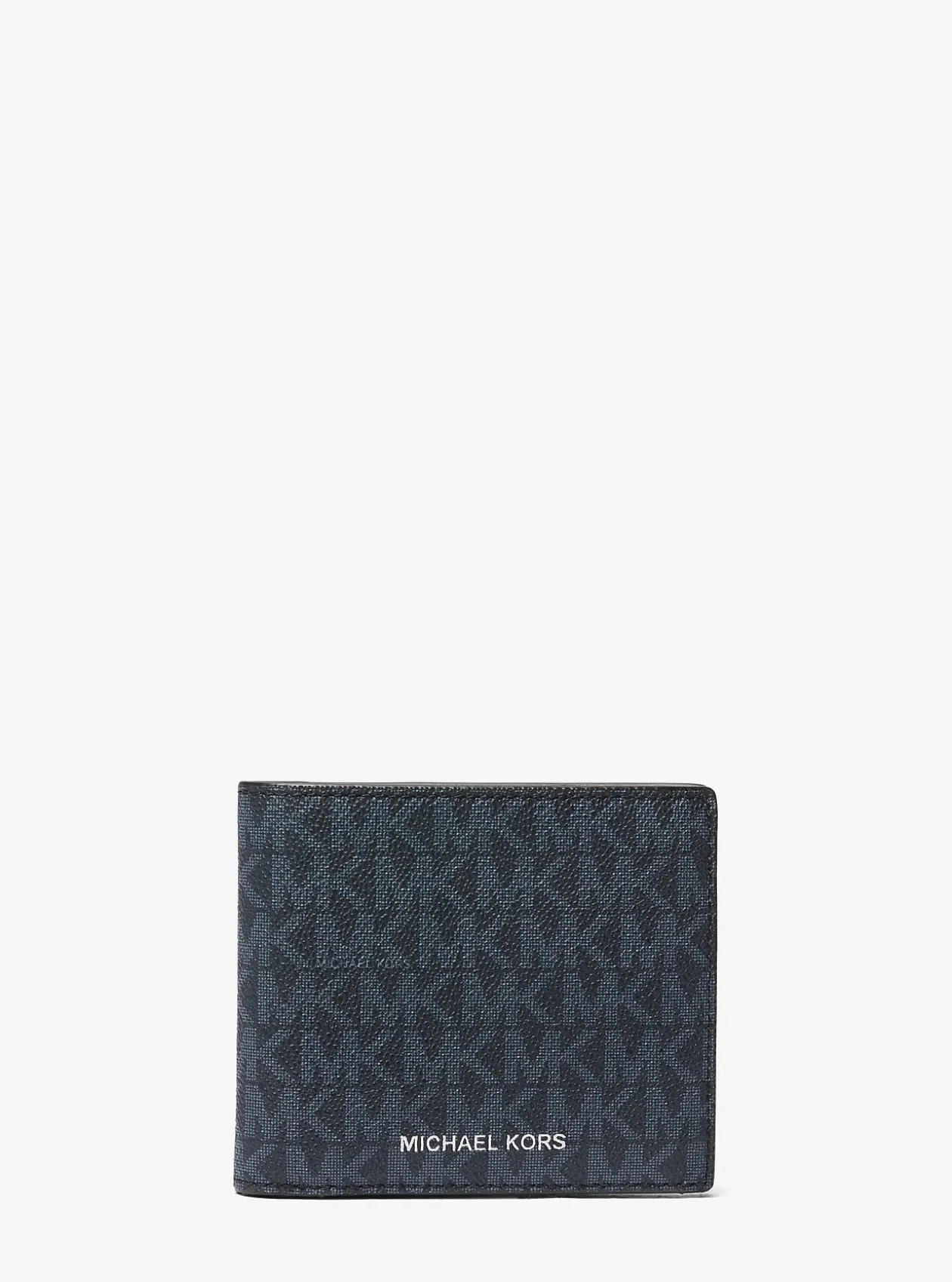 Portefeuille compact Hudson à logo Signature