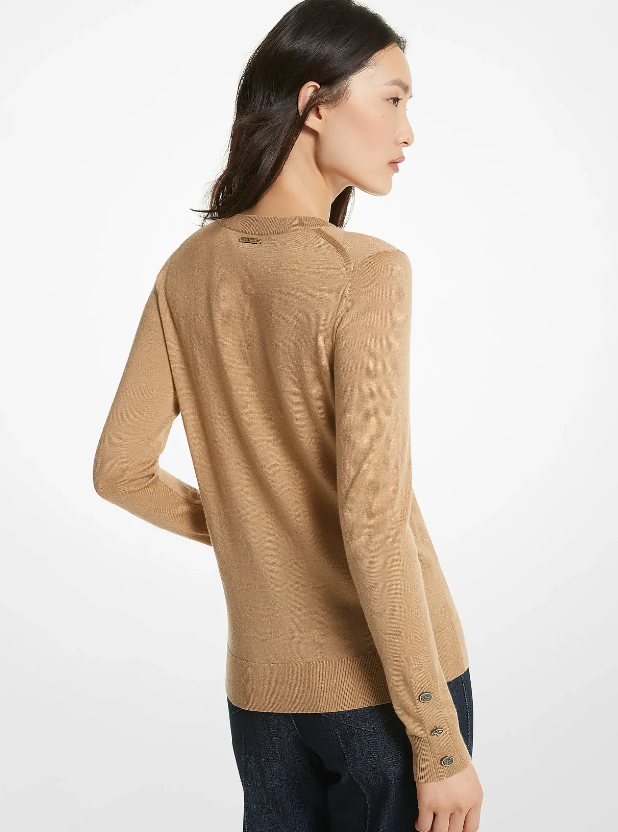 Pull en laine mérinos mélangée