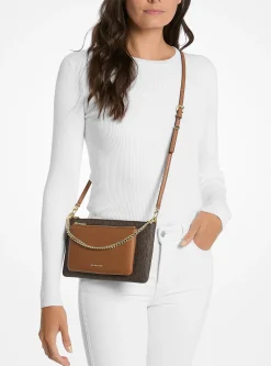 Sac à bandoulière convertible Jet Set de taille moyenne à logo Signature