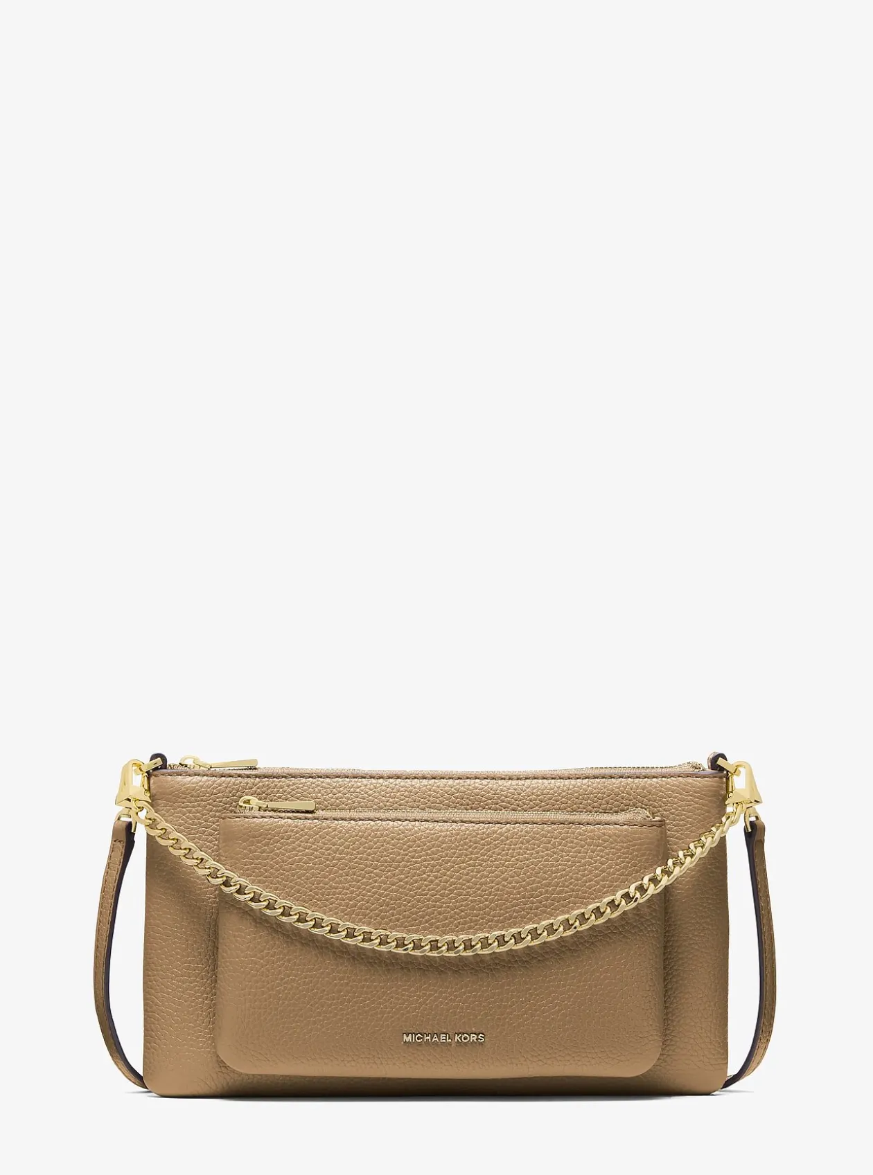 Sac à bandoulière Jet Set convertible de taille moyenne en cuir grainé