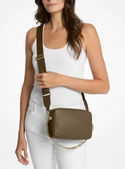 Sac à bandoulière pour appareil photo Bryant de taille moyenne en cuir grainé
