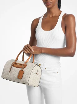 Sac marin à bandoulière Jet Set Travel de taille moyenne à logo Signature