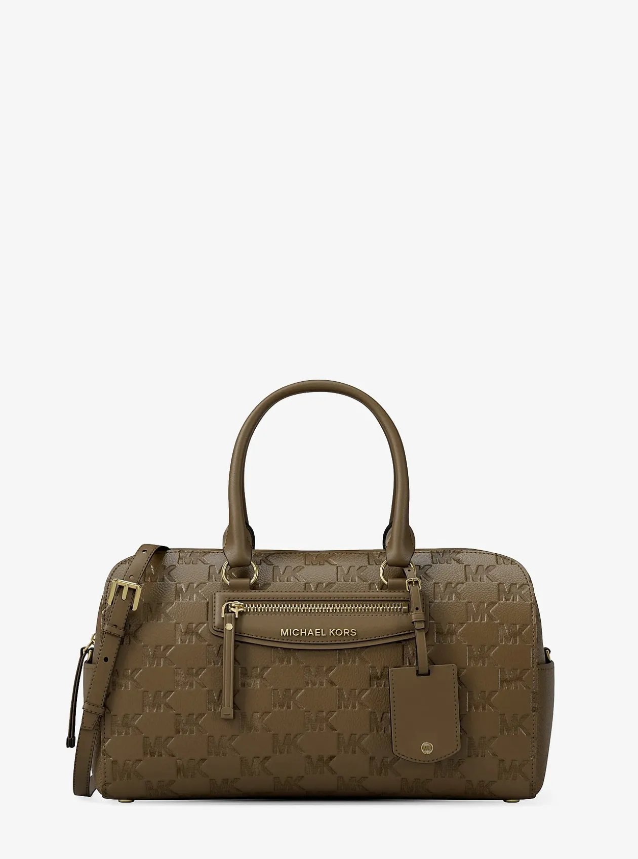 Sac marin à bandoulière Jet Set Travel de taille moyenne en cuir à logo en relief