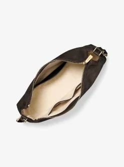 Sac porté épaule convertible Nolita de taille moyenne en nubuck