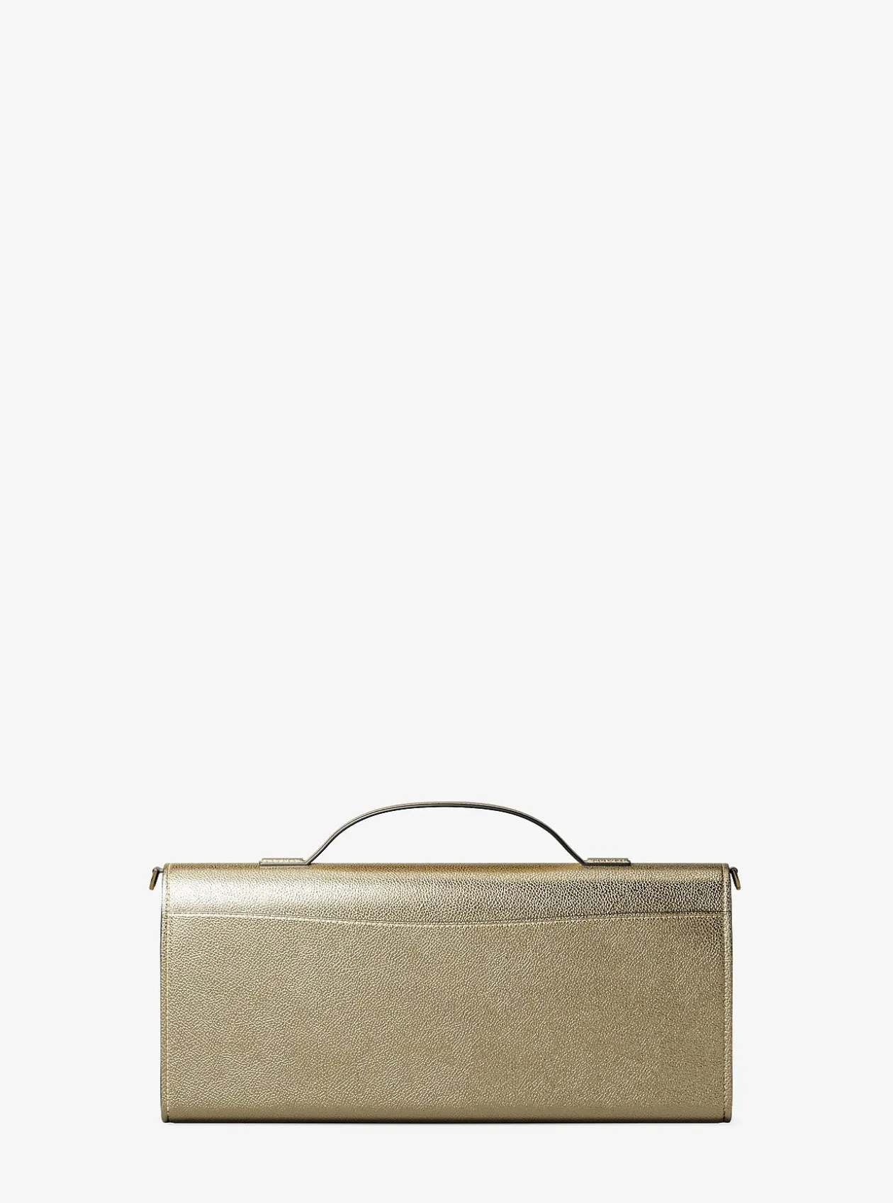 Sac porté épaule Hamilton Moderne convertible de taille moyenne en cuir métallisé