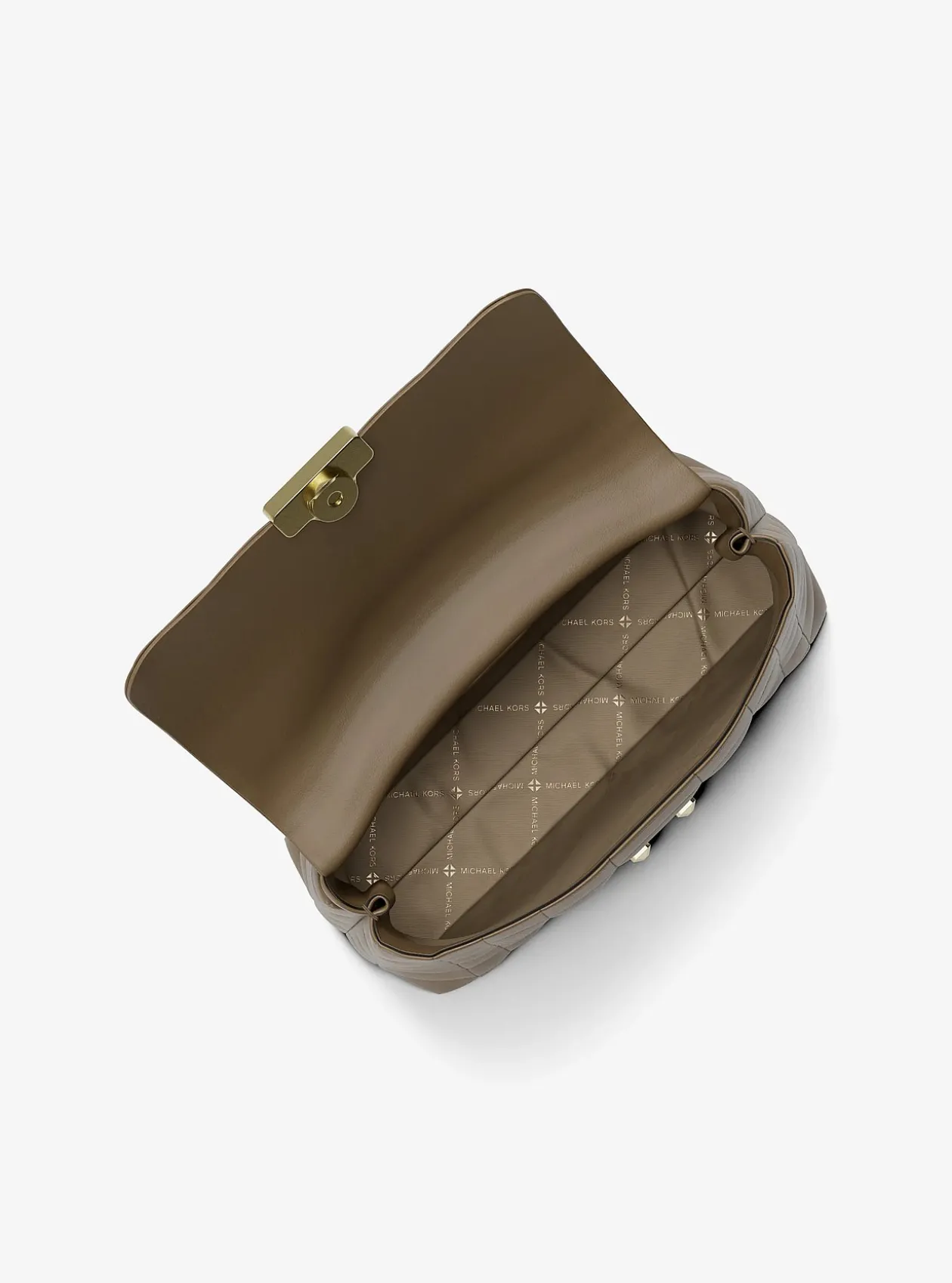 Sac Tribeca de taille moyenne en cuir matelassé