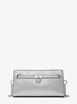 Très petit sac à bandoulière Hamilton Moderne convertible en cuir métallisé