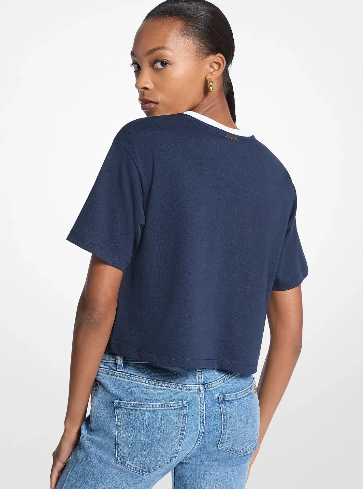 T-shirt en coton appliqué