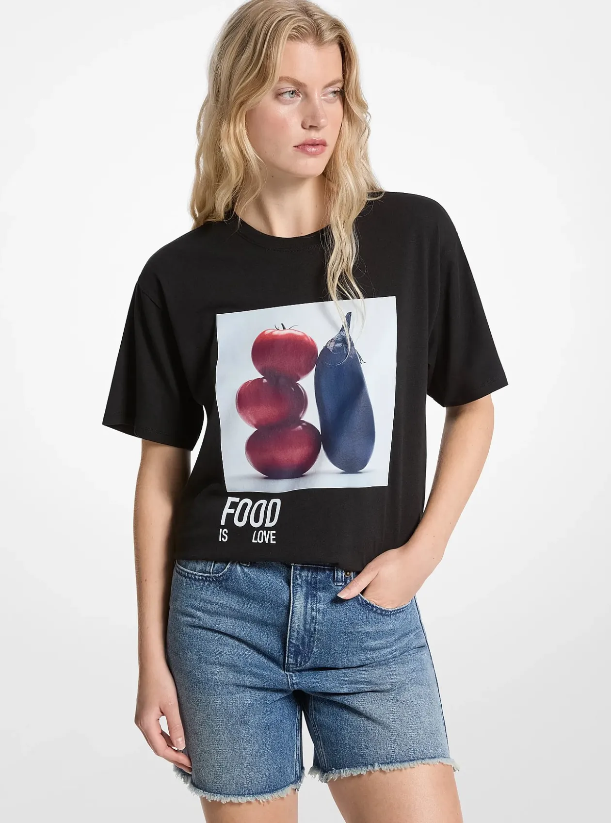 T-shirt en coton Watch Hunger Stop