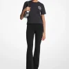 T-shirt en jersey de coton avec imprimé breloque logo