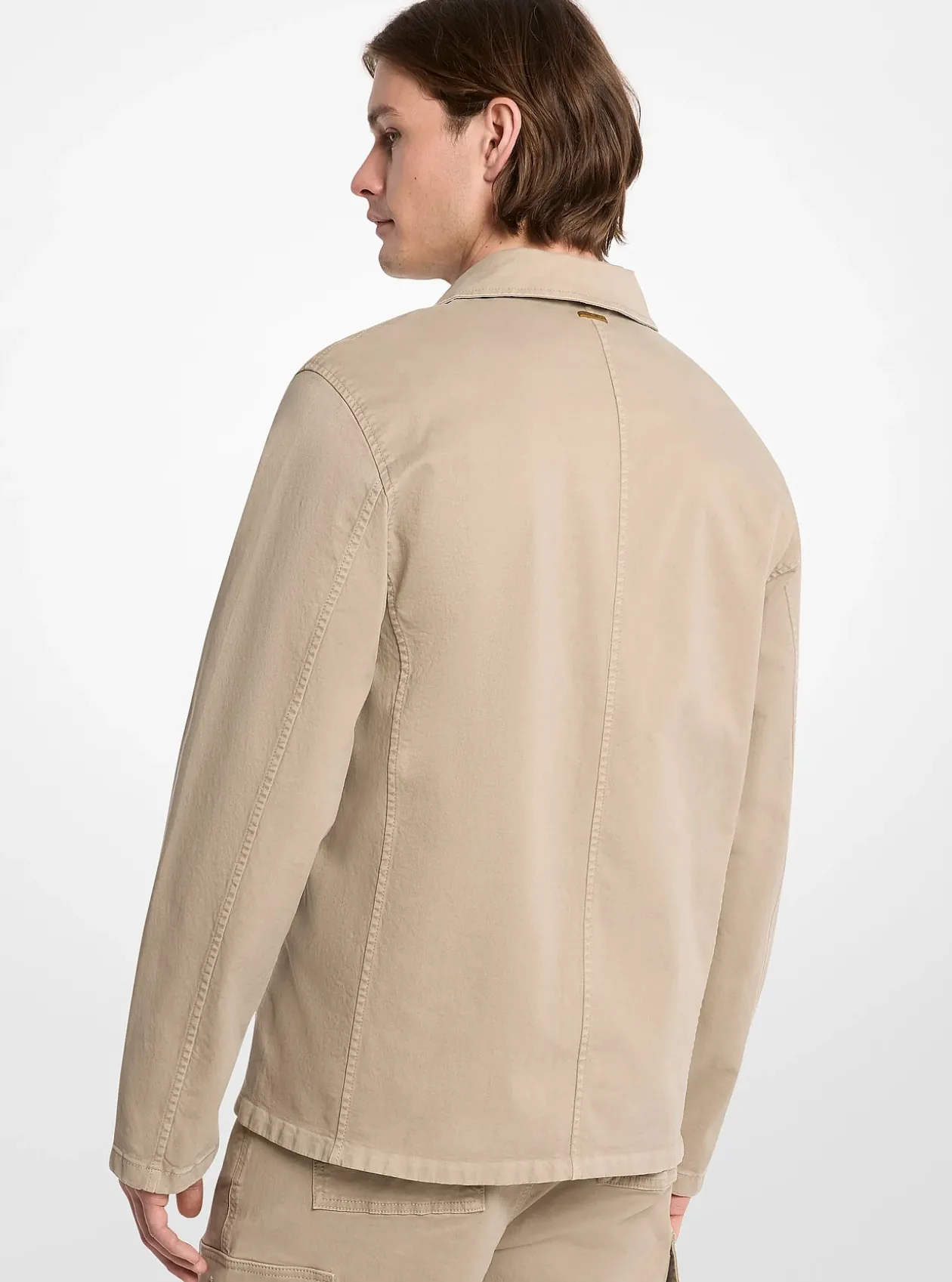 Veste de corvée en sergé de coton extensible